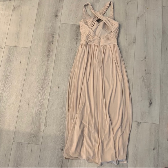 DAVID’S BRIDAL Long Bridesmaid Sleeveless Dress - Picture 6 of 13